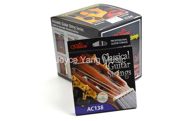 12 sets of alice ac138-n/h classical guitar strings crystal nylon strings silver-plated 85/15 bronze wound 1st-6th strings 
12 sets of alice ac138-n/h classical guitar strings crystal nylon strings silver-plated 85/15 bronze wound 1st-6th strings