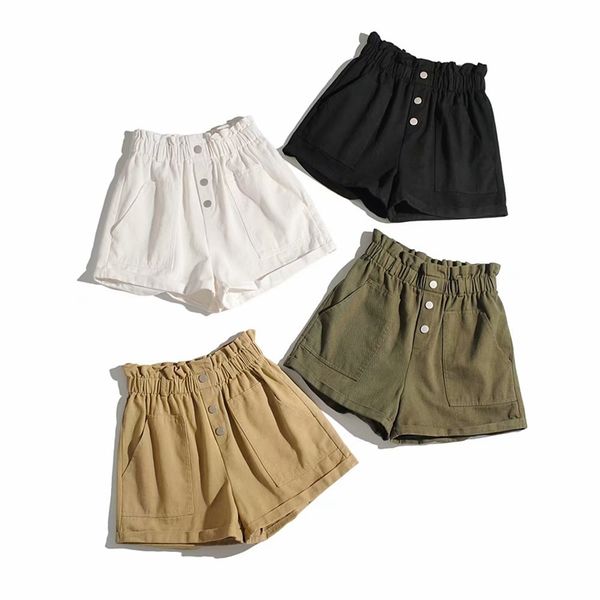 short pants summer beach wear women shorts new fashion female wide leg trousers casual loose plus size elastic wasit shorts, White;black
short pants summer beach wear women shorts new fashion female wide leg trousers casual loose plus size elastic wasit shorts, White;black