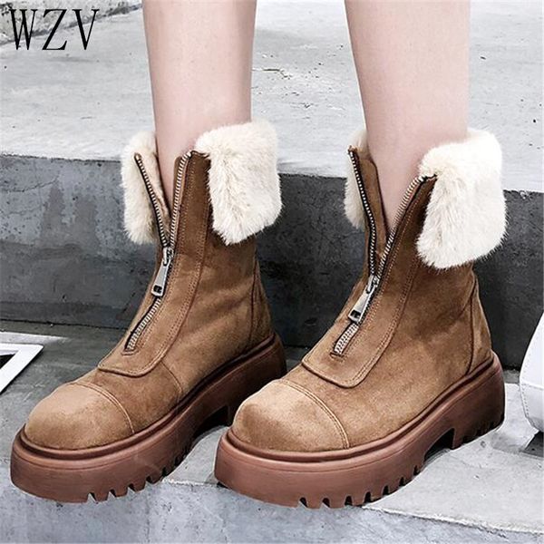 warm winter women boots zipper flat with women shoes female cow suede ankle boots plush botas mujer ladies snow g36, Black
warm winter women boots zipper flat with women shoes female cow suede ankle boots plush botas mujer ladies snow g36, Black
