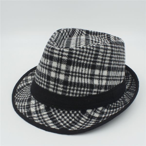 new arrival autumn winter men's feminino warm fedora hat for gentleman wool grid ribbon sombreros jazz church cap hat 10, Blue;gray
new arrival autumn winter men's feminino warm fedora hat for gentleman wool grid ribbon sombreros jazz church cap hat 10, Blue;gray