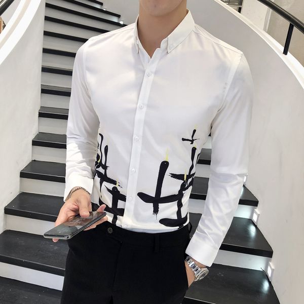 brand new men рубашка мода 2018 осень зима печати вскользь социальные рубашки платье мужчины с длинным рукавом turn down воротник блузка hom, White;black
brand new men рубашка мода 2018 осень зима печати вскользь социальные рубашки платье мужчины с длинным рукавом turn down воротник блузка hom, White;black
