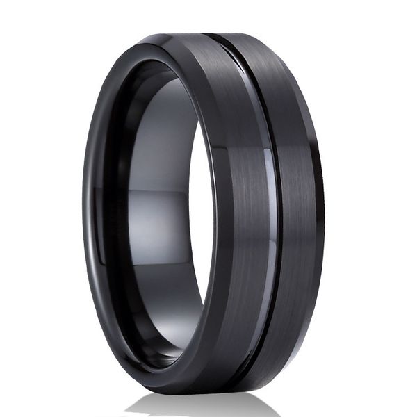aprilgrass brand somen 8mm men ring classic pure black tungsten carbide ring brushed wedding band male engagement rings anel masculino
aprilgrass brand somen 8mm men ring classic pure black tungsten carbide ring brushed wedding band male engagement rings anel masculino