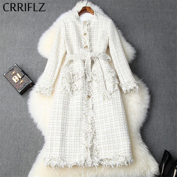 women's wool & blends winter women woolen coat tweed tassel beaded single-breasted lace-up waist fashion plaid style long warm, Black
women's wool & blends winter women woolen coat tweed tassel beaded single-breasted lace-up waist fashion plaid style long warm, Black