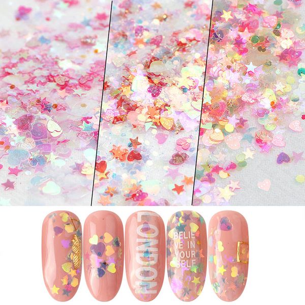 holographic ab nail glitter sequins mix mermaid colorful flakes nail art paillettes for nails diy beauty manicure tips, Silver;gold
holographic ab nail glitter sequins mix mermaid colorful flakes nail art paillettes for nails diy beauty manicure tips, Silver;gold