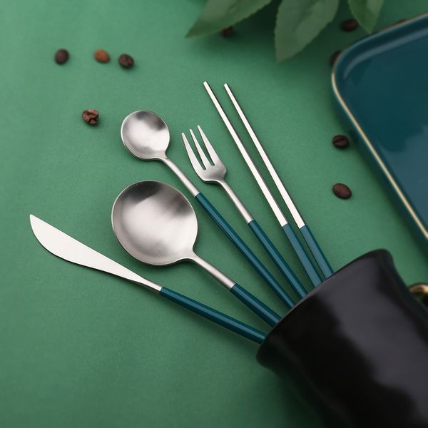 wholesale dropshiping silverware stainless steel dark green gold vintage cutlery fork spoon knife dining set korean kitchen
wholesale dropshiping silverware stainless steel dark green gold vintage cutlery fork spoon knife dining set korean kitchen