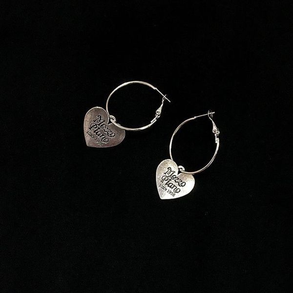 japanese and korean hip hop retro old silver heart letter hoop earring simple peach heart earrings cool girl earrings jewelry, Golden;silver
japanese and korean hip hop retro old silver heart letter hoop earring simple peach heart earrings cool girl earrings jewelry, Golden;silver