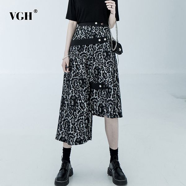 skirts vgh casual patchwork lace women skrits asymmetrical high waist a-line irregular hit color vintage skirt for female fashion tide, Black
skirts vgh casual patchwork lace women skrits asymmetrical high waist a-line irregular hit color vintage skirt for female fashion tide, Black