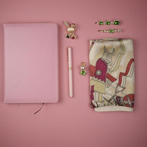 pink scarf women unique scarf gift set with notebook pens sets for children's day birthday gift, Blue;gray
pink scarf women unique scarf gift set with notebook pens sets for children's day birthday gift, Blue;gray