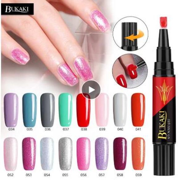 2019 new bukaki 60 colors 3 in 1 nail polish pen nail art tips uv gel hybrid varnishes one step gel pen
2019 new bukaki 60 colors 3 in 1 nail polish pen nail art tips uv gel hybrid varnishes one step gel pen