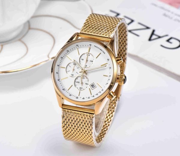 2020 luxury royal oak quartz watch casual fashion men's watches all functions can work mesh belt ing, Slivery;brown
2020 luxury royal oak quartz watch casual fashion men's watches all functions can work mesh belt ing, Slivery;brown