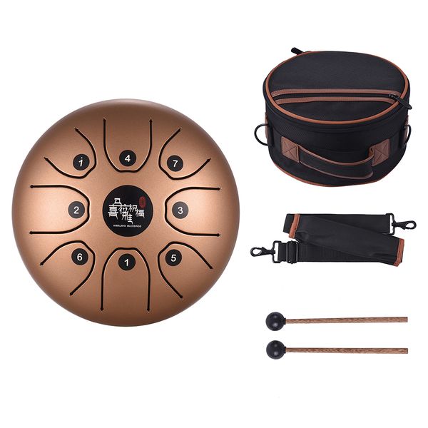 new 8 inch compact size 8-tone steel tongue drum c key percussion instrument hand pan drum with drum mallets carry bag
new 8 inch compact size 8-tone steel tongue drum c key percussion instrument hand pan drum with drum mallets carry bag