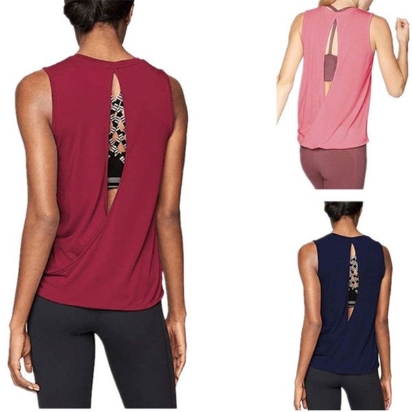 yoga outfits women's summer loose short-sleeved sports t-shirt fitness running shirt back hollow quick-drying 2021, White;red
yoga outfits women's summer loose short-sleeved sports t-shirt fitness running shirt back hollow quick-drying 2021, White;red