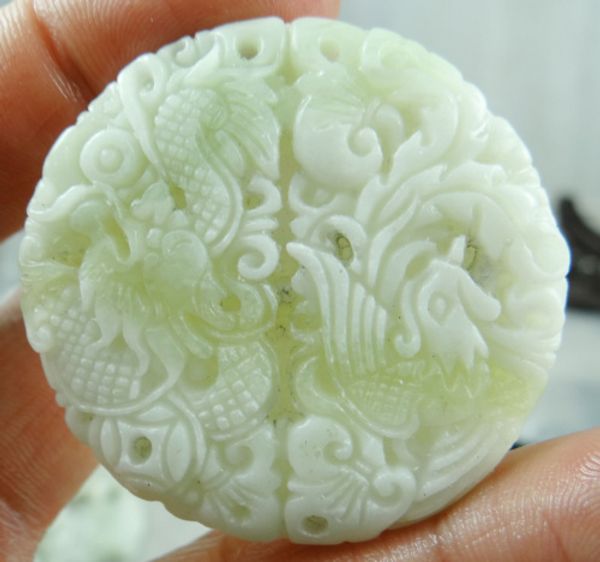 natural stone aventurine quartz crystal chinese hand-carved dragon and phoenix pendant for diy jewelry making necklace a68, Silver
natural stone aventurine quartz crystal chinese hand-carved dragon and phoenix pendant for diy jewelry making necklace a68, Silver