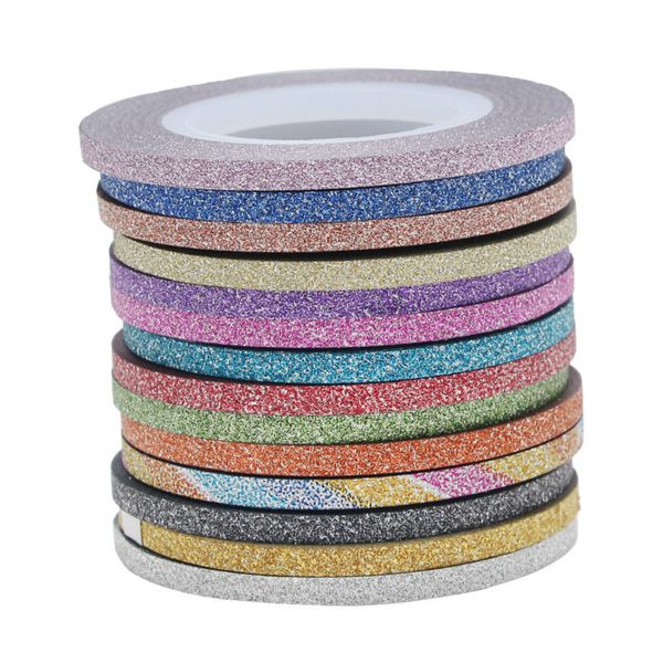 1mm 12color glitter nail stripin line tape sticker set art decorations diy tips for polish nail gel rhinestones decorat 2018 hot, Black
1mm 12color glitter nail stripin line tape sticker set art decorations diy tips for polish nail gel rhinestones decorat 2018 hot, Black