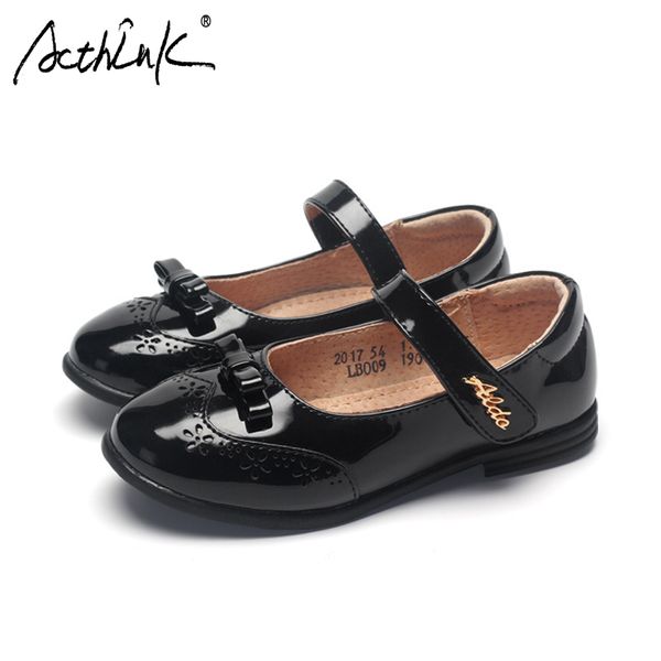 acthink new girls formal wedding leather shoes brand bridesmaids rivet shoes with bowtie girls performance patent leather, Black;grey
acthink new girls formal wedding leather shoes brand bridesmaids rivet shoes with bowtie girls performance patent leather, Black;grey