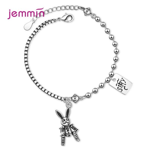 trend vintage letter charm bracelet fine 925 sterling silver beads link chain bangles rock punk jewelry, Golden;silver
trend vintage letter charm bracelet fine 925 sterling silver beads link chain bangles rock punk jewelry, Golden;silver