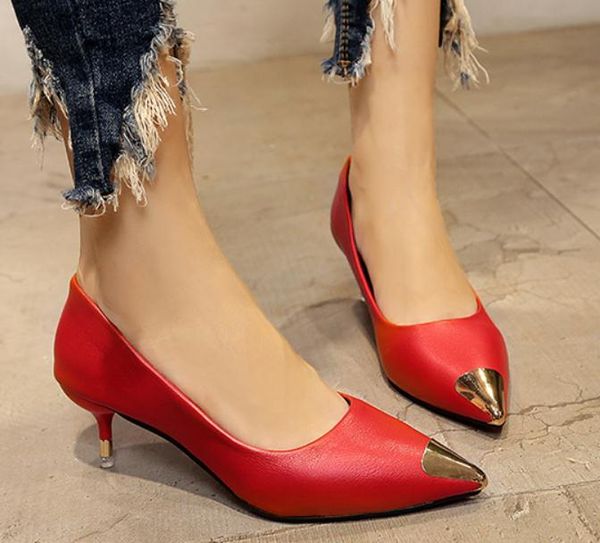 2018 women's shoes in spring and autumn with new style high-heeled fine heel pointed end, Black
2018 women's shoes in spring and autumn with new style high-heeled fine heel pointed end, Black
