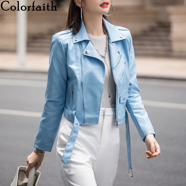 colorfaith new 2019 autumn winter women's leather jackets pockets outerwear england style faux leather red black jk1708
colorfaith new 2019 autumn winter women's leather jackets pockets outerwear england style faux leather red black jk1708
