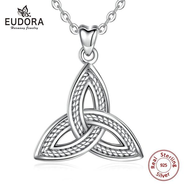 eudora sterling silver trinity knot pendant necklace oxidized silver irish celtic knot necklace fine jewelry for women gift d134
eudora sterling silver trinity knot pendant necklace oxidized silver irish celtic knot necklace fine jewelry for women gift d134