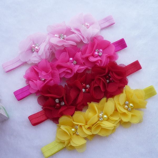 little girl's flower headband headdress headdress headwear three chiffon small cloth flower-matching striped elastic headband, Slivery;white
little girl's flower headband headdress headdress headwear three chiffon small cloth flower-matching striped elastic headband, Slivery;white