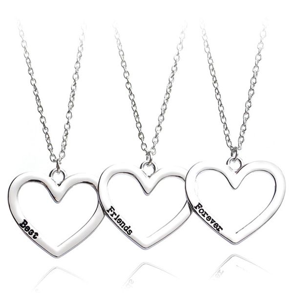 3pcs/set new necklace heart pendant broken three friend forever necklace women jewelry collares mujer, Silver
3pcs/set new necklace heart pendant broken three friend forever necklace women jewelry collares mujer, Silver