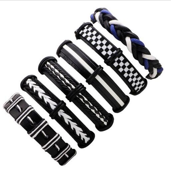 wholesale 3-6pcs/lot handmade ethnic tribal genuine wrap charming male pulsera black braided leather bracelets bangles
wholesale 3-6pcs/lot handmade ethnic tribal genuine wrap charming male pulsera black braided leather bracelets bangles