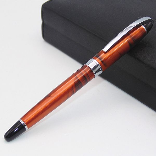 1-piece baoer fine point 0.5mm black ink rollerball pen silver clip metal office pens for writing stationery school supplies, Blue;orange
1-piece baoer fine point 0.5mm black ink rollerball pen silver clip metal office pens for writing stationery school supplies, Blue;orange