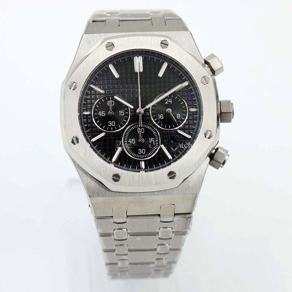 2020 sale royal oak chronograph quartz swatches stainless steel black dial date 26320st watch bracelet 41mm sports mens wristwatch, Slivery;brown
2020 sale royal oak chronograph quartz swatches stainless steel black dial date 26320st watch bracelet 41mm sports mens wristwatch, Slivery;brown