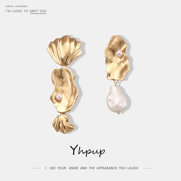 yhpup stylish geometric zinc alloy dangle earrings vintage asymmetry natural pearls earrings oorbellen for women party jewelry, Silver
yhpup stylish geometric zinc alloy dangle earrings vintage asymmetry natural pearls earrings oorbellen for women party jewelry, Silver