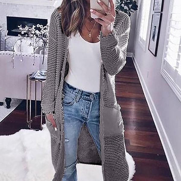 outerwear & coats jackets womens long sleeve knitting cardigan ladies autumn contrast coats and jackets women 2018dec1, Black;brown
outerwear & coats jackets womens long sleeve knitting cardigan ladies autumn contrast coats and jackets women 2018dec1, Black;brown