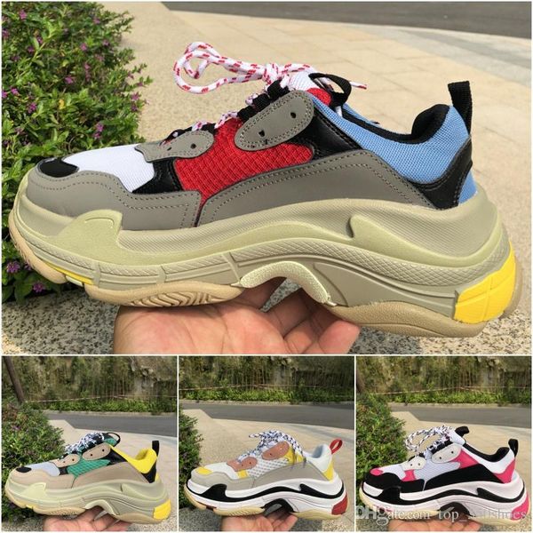 2019 designer men women speed trainer triple s shoes low old dad sneaker combination soles boots mens womens fashion casual shoes
2019 designer men women speed trainer triple s shoes low old dad sneaker combination soles boots mens womens fashion casual shoes