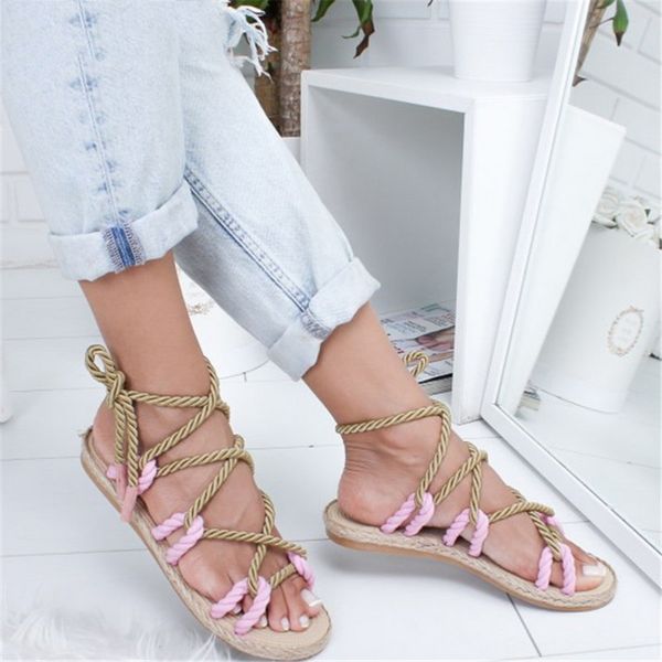 sandals 2021 fashion summer gladiator non-slip beach chaussures femme women woman flat rope lace up shoes, Black
sandals 2021 fashion summer gladiator non-slip beach chaussures femme women woman flat rope lace up shoes, Black