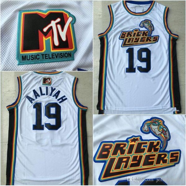 Mens Aaliyah Bricklayers #19 1996 MTV Rock N Jock Jersey SIXTH ANNUAL B-BALL JAM 96' High Quanlity Polyester Double Stiched Basketball
Mens Aaliyah Bricklayers #19 1996 MTV Rock N Jock Jersey SIXTH ANNUAL B-BALL JAM 96' High Quanlity Polyester Double Stiched Basketball