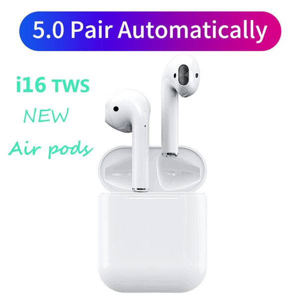 I16 TWS Mini Bluetooth 5.0 Headset with Charger Box Case Twins Wireless Earbuds for iPhone X IOS Android Samsung with Retail Package
I16 TWS Mini Bluetooth 5.0 Headset with Charger Box Case Twins Wireless Earbuds for iPhone X IOS Android Samsung with Retail Package