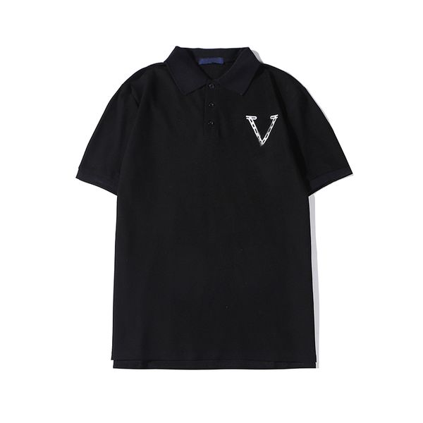 summer new designer mens t-shirt lvs luxury brand polo shirt 3d chain letter printing logo fashion simple black white wild t-shirts, White;black
summer new designer mens t-shirt lvs luxury brand polo shirt 3d chain letter printing logo fashion simple black white wild t-shirts, White;black
