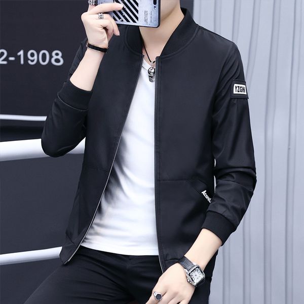 jacket mens spring and autumn korean fashion handsome casual jacket 2019 new style all-match cardigan factory direct sales, Black;brown
jacket mens spring and autumn korean fashion handsome casual jacket 2019 new style all-match cardigan factory direct sales, Black;brown