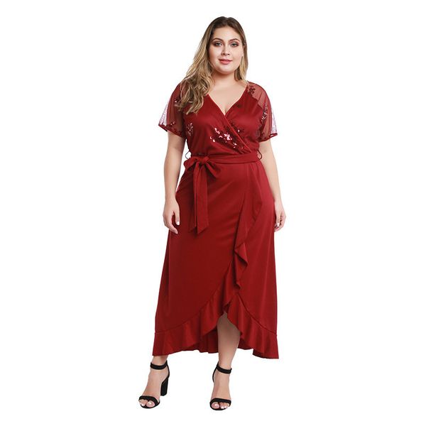 luxury womens dress designer sequins long dresses fashion womens plus size clothing, Black;gray
luxury womens dress designer sequins long dresses fashion womens plus size clothing, Black;gray