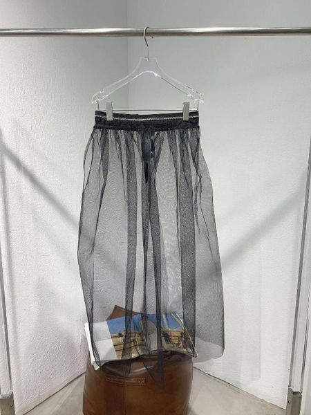 2020ss summer new women sheer skirt for female fashion midi skirt ddxgz2, Black
2020ss summer new women sheer skirt for female fashion midi skirt ddxgz2, Black