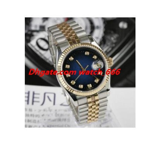 новая версия luxury watch подлинная мужской 3 стиль 36мм рифленый ободок blue diamond face jubilee браслет 116233 автоматическая мода мужски, Slivery;brown
новая версия luxury watch подлинная мужской 3 стиль 36мм рифленый ободок blue diamond face jubilee браслет 116233 автоматическая мода мужски, Slivery;brown