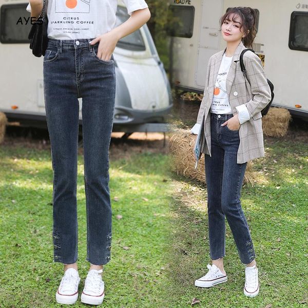 women's high waist jeans skinny jeans woman plus size black femme pencil denim pants black jean pants women denim, Blue 
women's high waist jeans skinny jeans woman plus size black femme pencil denim pants black jean pants women denim, Blue