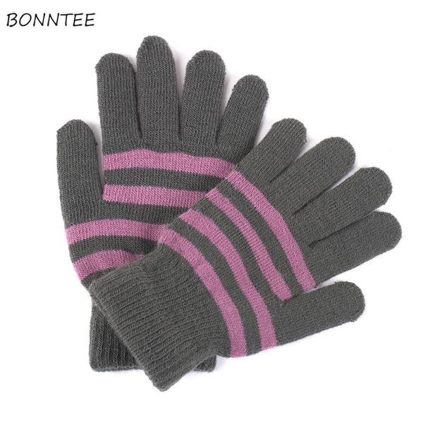 gloves women knitted fashion striped cold-proof thicker womens simple full finger simple elastic winter warm mitten, Blue;gray
gloves women knitted fashion striped cold-proof thicker womens simple full finger simple elastic winter warm mitten, Blue;gray