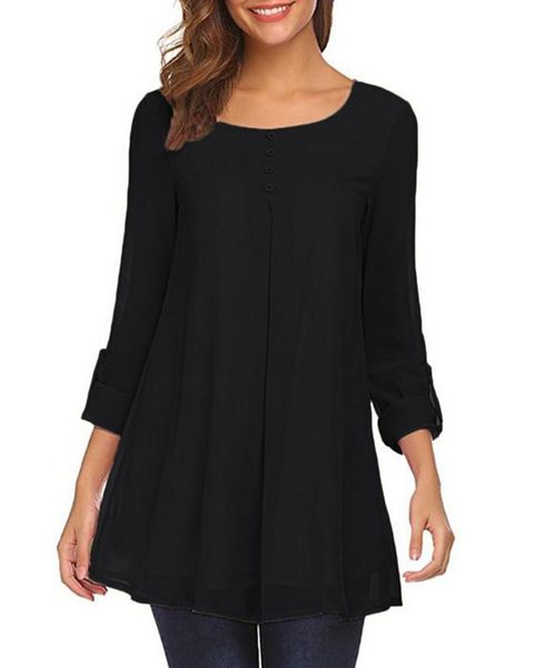 patchwork chiffon pullover blouse shirts women zanzea 2019 casual loose round neck full sleeve button long shirts plus size, White
patchwork chiffon pullover blouse shirts women zanzea 2019 casual loose round neck full sleeve button long shirts plus size, White