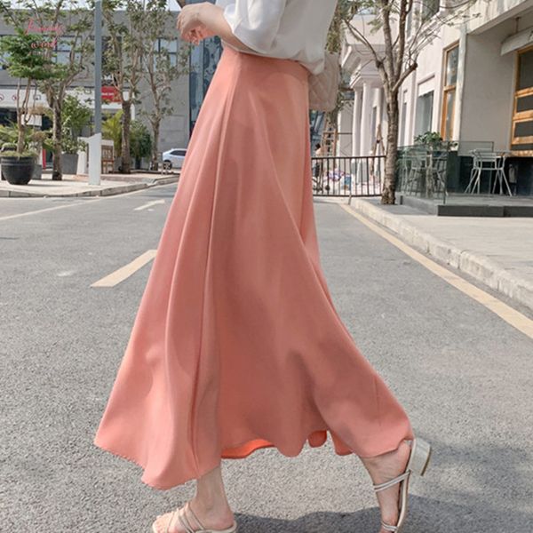 korean skirts womens elegant chiffon skirt woman high waist skirts plus size lady solid a line long midi skirt faldas moda, Black
korean skirts womens elegant chiffon skirt woman high waist skirts plus size lady solid a line long midi skirt faldas moda, Black