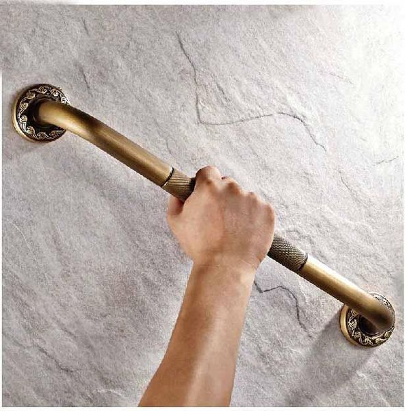 wall mount antique brass bathroom non slip safety grab bar exquisite carved base
wall mount antique brass bathroom non slip safety grab bar exquisite carved base