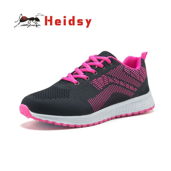 2019 heidsy women's flats comfortable light mesh soft bottom outdoor casual shoes breathable elastic and anti-slip shoes, Black
2019 heidsy women's flats comfortable light mesh soft bottom outdoor casual shoes breathable elastic and anti-slip shoes, Black