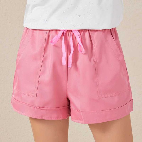 women's shorts casual women summer high waist lace up pocket loose wide-leg ladies solid plus size, White;black
women's shorts casual women summer high waist lace up pocket loose wide-leg ladies solid plus size, White;black