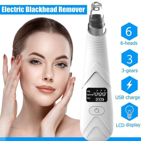 6 in 1 pore cleaner blackhead remover electric nose face cleansing skin suction vacuum facial tighten beauty massage machine
6 in 1 pore cleaner blackhead remover electric nose face cleansing skin suction vacuum facial tighten beauty massage machine