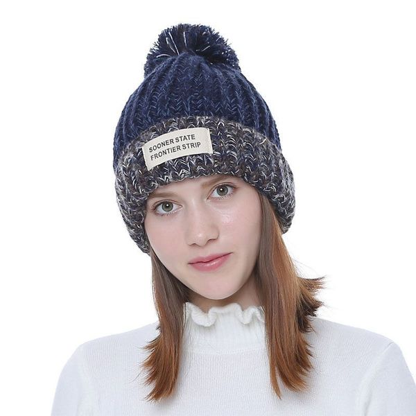 knitted women beanies with pompon winter female beanie 2018 casual hats for ladies warm autumn girls skullies caps curled letter, Blue;gray
knitted women beanies with pompon winter female beanie 2018 casual hats for ladies warm autumn girls skullies caps curled letter, Blue;gray