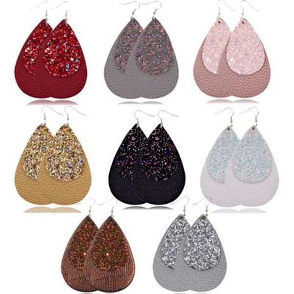 bohemian leather earrings double layer lightweight dangle drop hanging colorful handmade earring eardrops for women jewelry kimter-m350y f, Golden;silver
bohemian leather earrings double layer lightweight dangle drop hanging colorful handmade earring eardrops for women jewelry kimter-m350y f, Golden;silver
