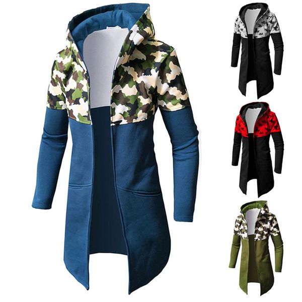 men's casual camouflage long jacket zipper long sleeve patchwork outwear coat winter warm slim fit overcoat blouse#z, Black;brown
men's casual camouflage long jacket zipper long sleeve patchwork outwear coat winter warm slim fit overcoat blouse#z, Black;brown
